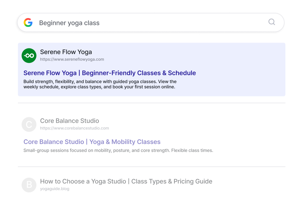 Optimizado para búsqueda y descubrimiento IA
